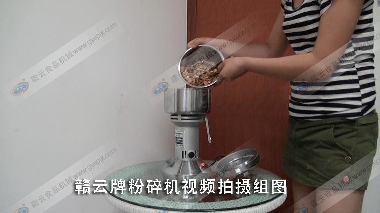 300克直立螺紋式粉碎機打核桃