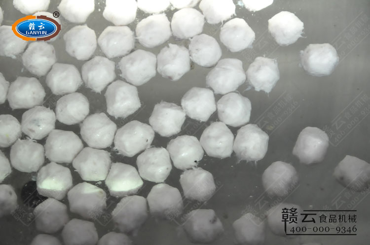 成型出來(lái)的魚(yú)丸