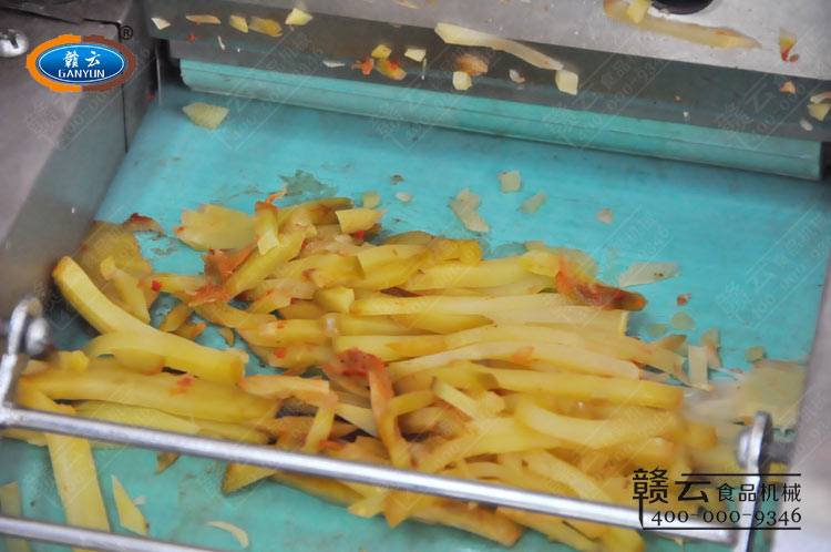 多功能切菜機(jī)切榨菜絲效果圖