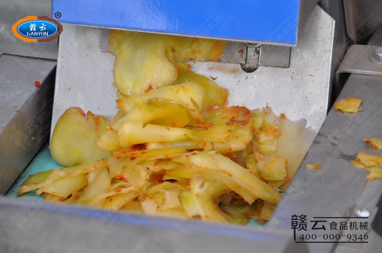 調(diào)試后離心式切片效果