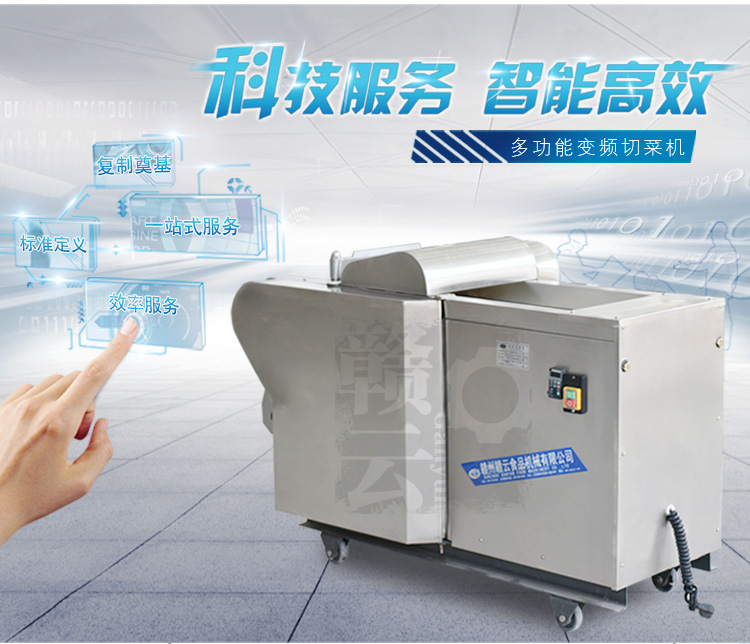 科技領(lǐng)航 變頻調(diào)速切菜機(jī)