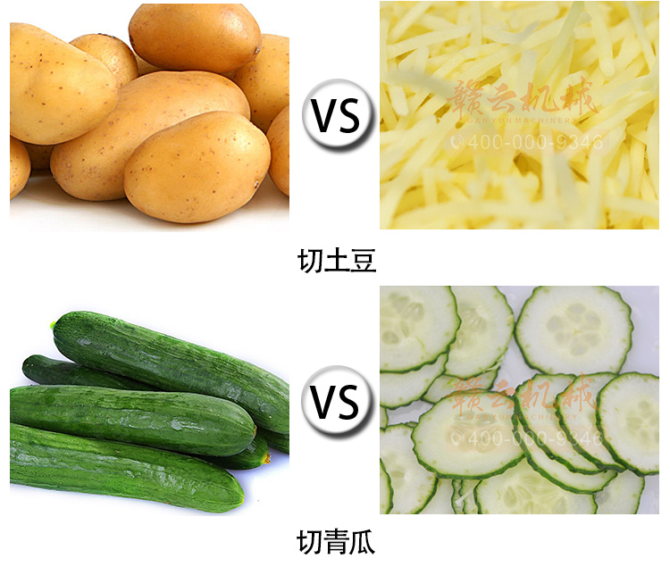 數(shù)字切菜機-115B型雙頭切菜機切菜效果